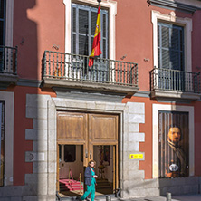 MADRID, SPAIN - JANUARY 24, 2018: Morning view of Museum of Romanticism in City of Madrid, Spain