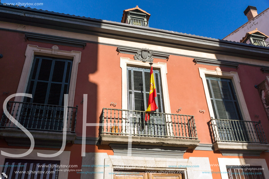 MADRID, SPAIN - JANUARY 24, 2018: Morning view of Museum of Romanticism in City of Madrid, Spain