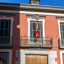 MADRID, SPAIN - JANUARY 24, 2018: Morning view of Museum of Romanticism in City of Madrid, Spain