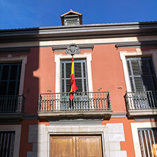 MADRID, SPAIN - JANUARY 24, 2018: Morning view of Museum of Romanticism in City of Madrid, Spain