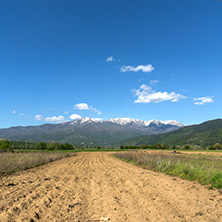 Amazing Spring Landscape of Rila Mountain near village of Stob, Kyustendil region, Bulgaria