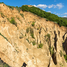 Amazing Sunset view of rock formation Stob pyramids, Rila Mountain, Kyustendil region, Bulgaria