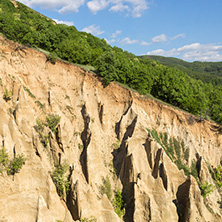 Amazing Sunset view of rock formation Stob pyramids, Rila Mountain, Kyustendil region, Bulgaria