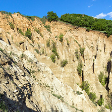 Amazing Sunset view of rock formation Stob pyramids, Rila Mountain, Kyustendil region, Bulgaria