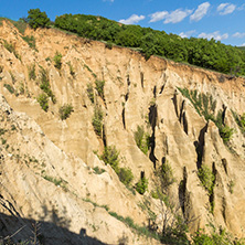 Amazing Sunset view of rock formation Stob pyramids, Rila Mountain, Kyustendil region, Bulgaria