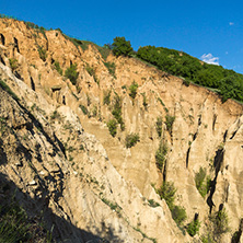 Amazing Sunset view of rock formation Stob pyramids, Rila Mountain, Kyustendil region, Bulgaria