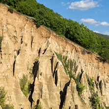 Amazing Sunset view of rock formation Stob pyramids, Rila Mountain, Kyustendil region, Bulgaria