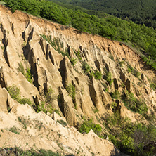 Amazing Sunset view of rock formation Stob pyramids, Rila Mountain, Kyustendil region, Bulgaria