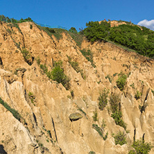 Amazing Sunset view of rock formation Stob pyramids, Rila Mountain, Kyustendil region, Bulgaria