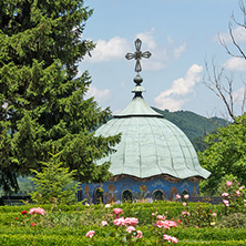 Nineteenth century buildings in Sokolski Monastery Holy Mother"s Assumption, Gabrovo region, Bulgaria