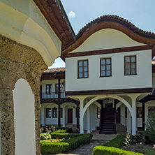 Nineteenth century buildings in Sokolski Monastery Holy Mother"s Assumption, Gabrovo region, Bulgaria