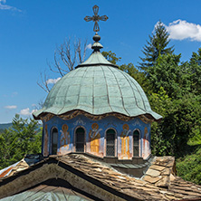 Nineteenth century buildings in Sokolski Monastery Holy Mother"s Assumption, Gabrovo region, Bulgaria