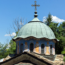 Nineteenth century buildings in Sokolski Monastery Holy Mother"s Assumption, Gabrovo region, Bulgaria