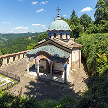 Nineteenth century buildings in Sokolski Monastery Holy Mother"s Assumption, Gabrovo region, Bulgaria