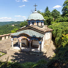 Nineteenth century buildings in Sokolski Monastery Holy Mother"s Assumption, Gabrovo region, Bulgaria