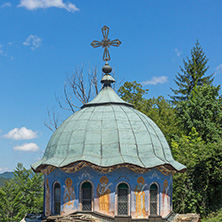 Nineteenth century buildings in Sokolski Monastery Holy Mother"s Assumption, Gabrovo region, Bulgaria