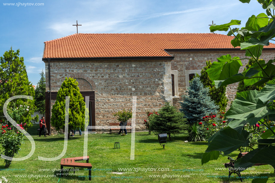 EDIRNE, TURKEY - MAY 26, 2018: Medieval Bulgarian church of Saint Constantine and Saint Helena in city of Edirne,  East Thrace, Turkey