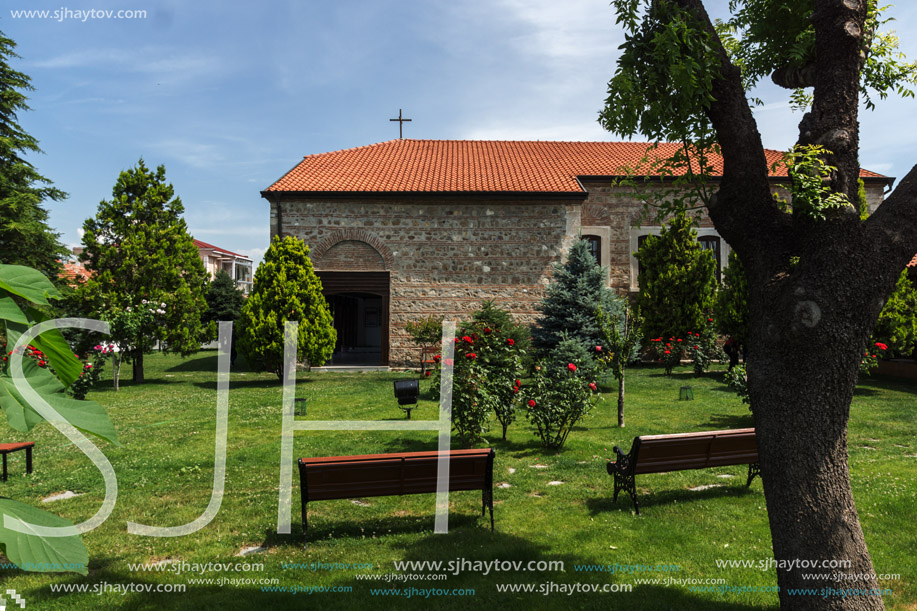 EDIRNE, TURKEY - MAY 26, 2018: Medieval Bulgarian church of Saint Constantine and Saint Helena in city of Edirne,  East Thrace, Turkey