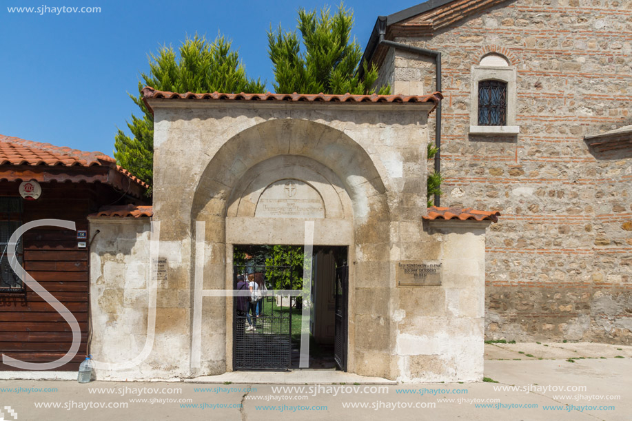 EDIRNE, TURKEY - MAY 26, 2018: Medieval Bulgarian church of Saint Constantine and Saint Helena in city of Edirne,  East Thrace, Turkey