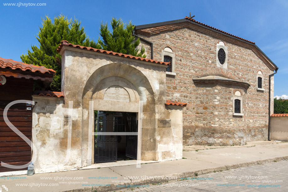 EDIRNE, TURKEY - MAY 26, 2018: Medieval Bulgarian church of Saint Constantine and Saint Helena in city of Edirne,  East Thrace, Turkey