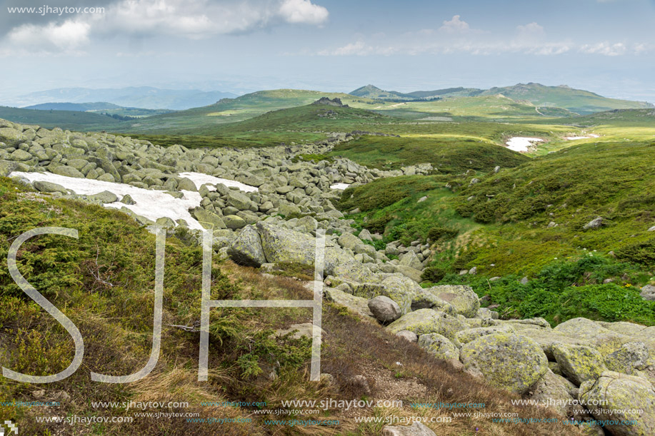 Amazing Panorama of Vitosha Mountain near Cherni Vrah Peak, Sofia City Region, Bulgaria