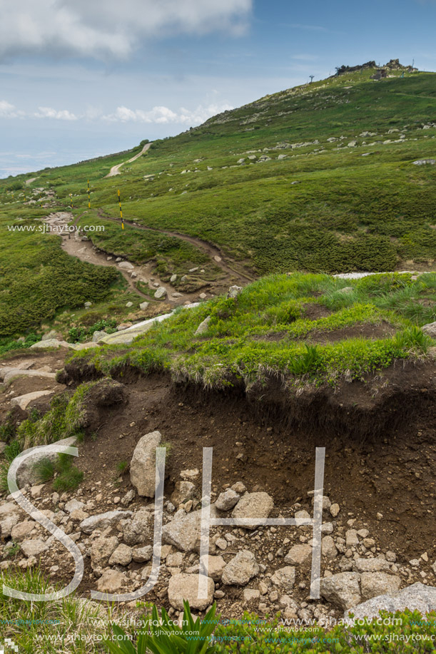 Amazing Panorama of Vitosha Mountain near Cherni Vrah Peak, Sofia City Region, Bulgaria