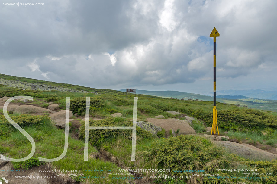 Amazing Panorama of Vitosha Mountain near Cherni Vrah Peak, Sofia City Region, Bulgaria