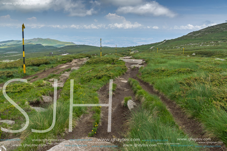 Amazing Panorama of Vitosha Mountain near Cherni Vrah Peak, Sofia City Region, Bulgaria