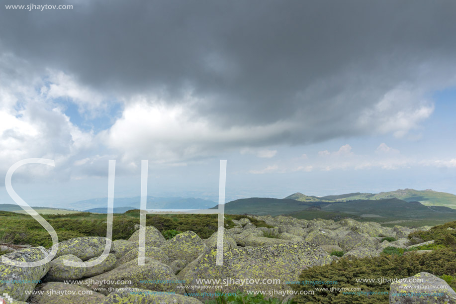 Amazing Panorama of Vitosha Mountain near Cherni Vrah Peak, Sofia City Region, Bulgaria