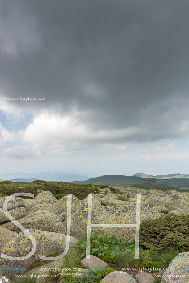 Amazing Panorama of Vitosha Mountain near Cherni Vrah Peak, Sofia City Region, Bulgaria