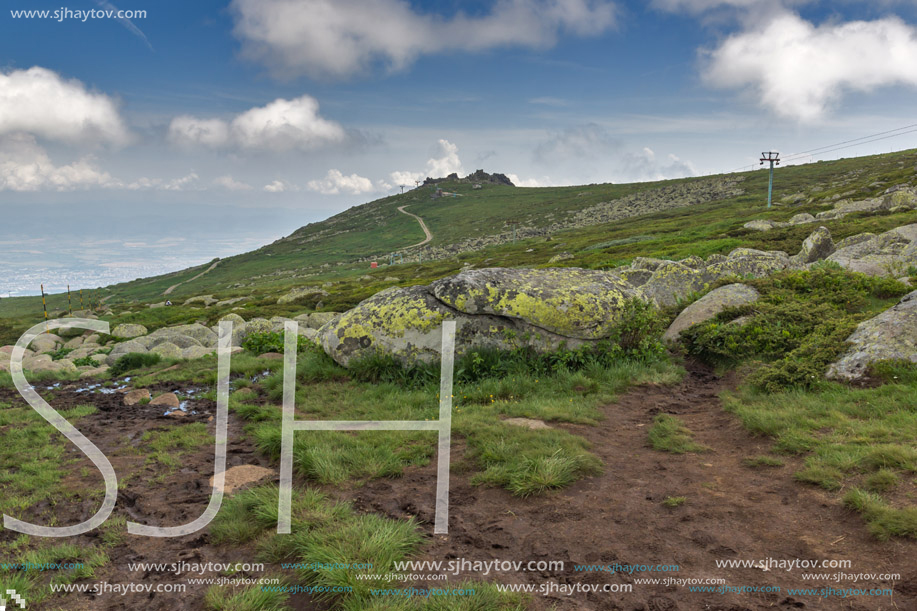 Amazing Panorama of Vitosha Mountain near Cherni Vrah Peak, Sofia City Region, Bulgaria