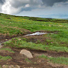 Amazing Panorama of Vitosha Mountain near Cherni Vrah Peak, Sofia City Region, Bulgaria