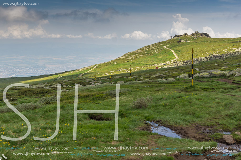 Amazing Panorama of Vitosha Mountain near Cherni Vrah Peak, Sofia City Region, Bulgaria