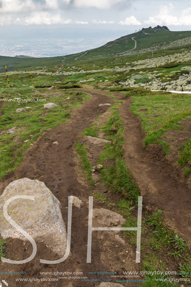 Amazing Panorama of Vitosha Mountain near Cherni Vrah Peak, Sofia City Region, Bulgaria