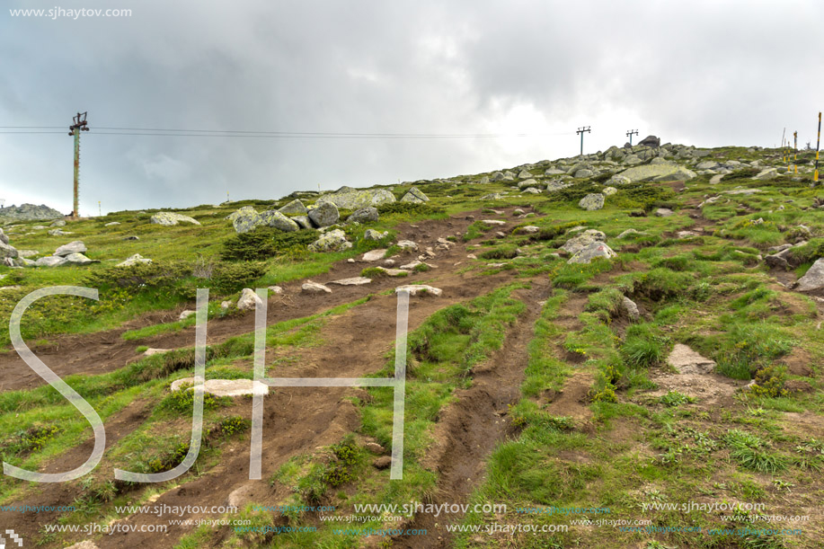 Amazing Panorama of Vitosha Mountain near Cherni Vrah Peak, Sofia City Region, Bulgaria