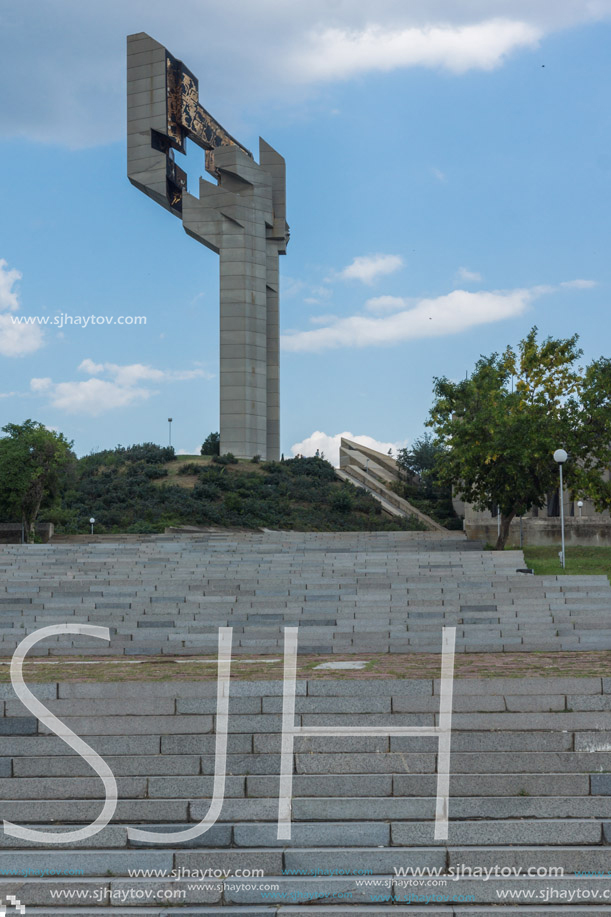 STARA ZAGORA, BULGARIA - AUGUST 5, 2018: Memorial complex The Defenders of Stara Zagora in city of Stara Zagora, Bulgaria