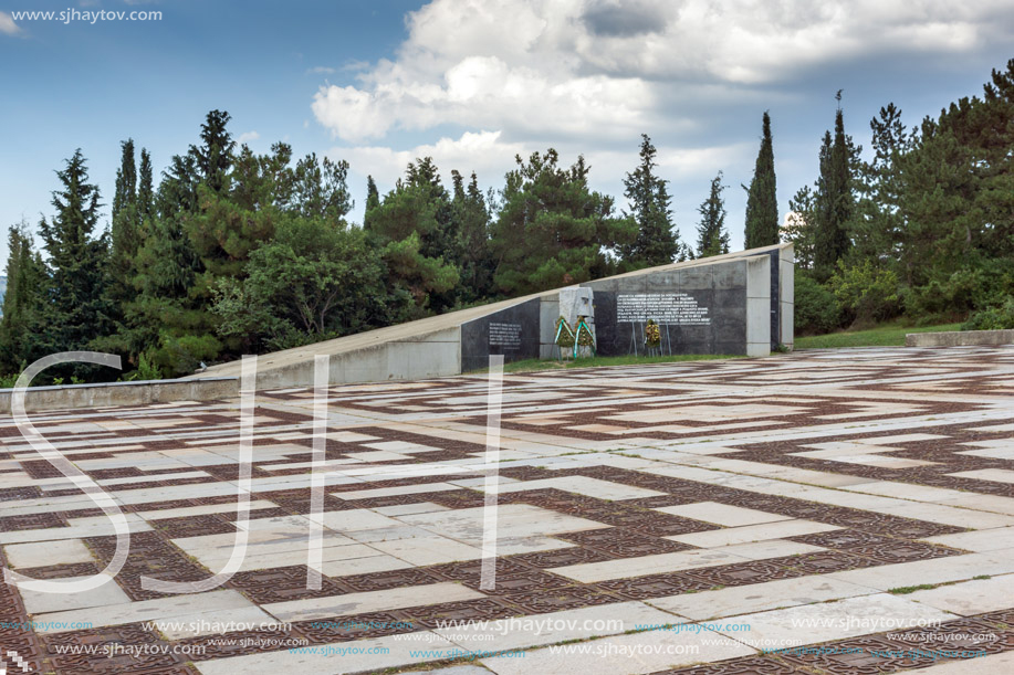 STARA ZAGORA, BULGARIA - AUGUST 5, 2018: Memorial complex The Defenders of Stara Zagora in city of Stara Zagora, Bulgaria