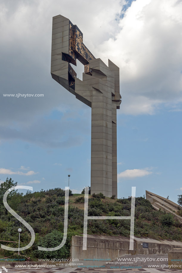 STARA ZAGORA, BULGARIA - AUGUST 5, 2018: Memorial complex The Defenders of Stara Zagora in city of Stara Zagora, Bulgaria