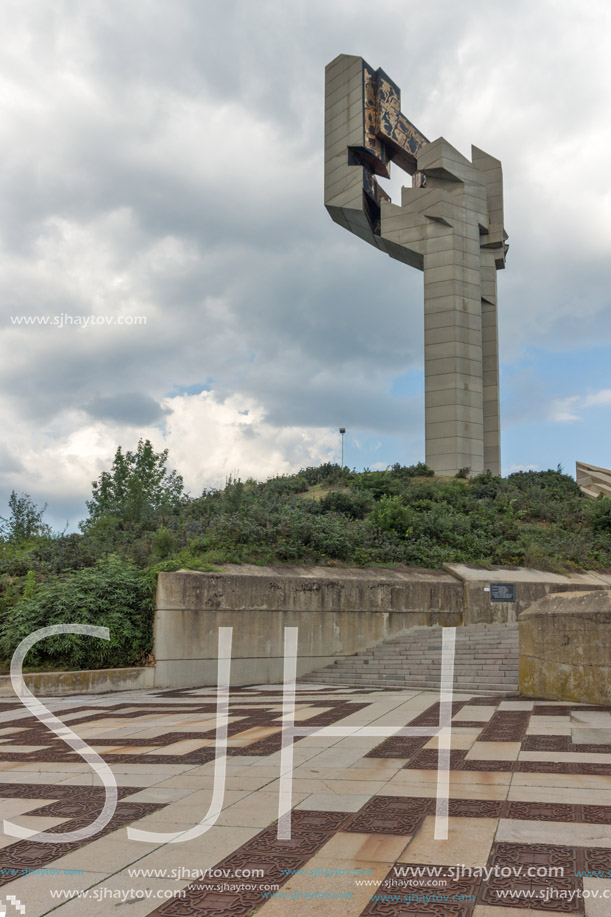 STARA ZAGORA, BULGARIA - AUGUST 5, 2018: Memorial complex The Defenders of Stara Zagora in city of Stara Zagora, Bulgaria