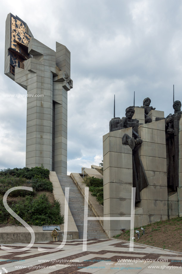 STARA ZAGORA, BULGARIA - AUGUST 5, 2018: Memorial complex The Defenders of Stara Zagora in city of Stara Zagora, Bulgaria