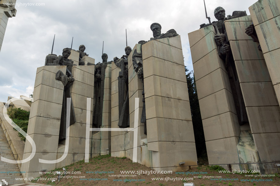 STARA ZAGORA, BULGARIA - AUGUST 5, 2018: Memorial complex The Defenders of Stara Zagora in city of Stara Zagora, Bulgaria