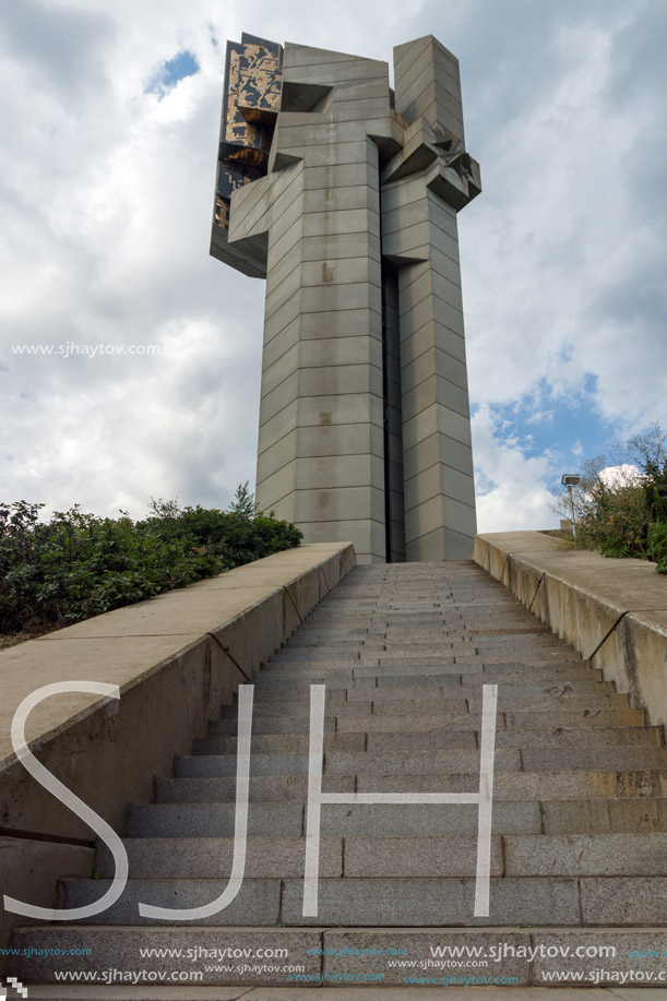 STARA ZAGORA, BULGARIA - AUGUST 5, 2018: Memorial complex The Defenders of Stara Zagora in city of Stara Zagora, Bulgaria