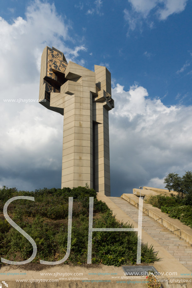 STARA ZAGORA, BULGARIA - AUGUST 5, 2018: Memorial complex The Defenders of Stara Zagora in city of Stara Zagora, Bulgaria