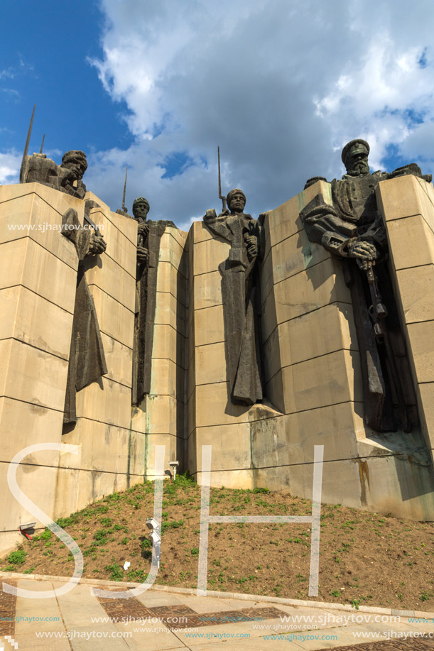 STARA ZAGORA, BULGARIA - AUGUST 5, 2018: Memorial complex The Defenders of Stara Zagora in city of Stara Zagora, Bulgaria