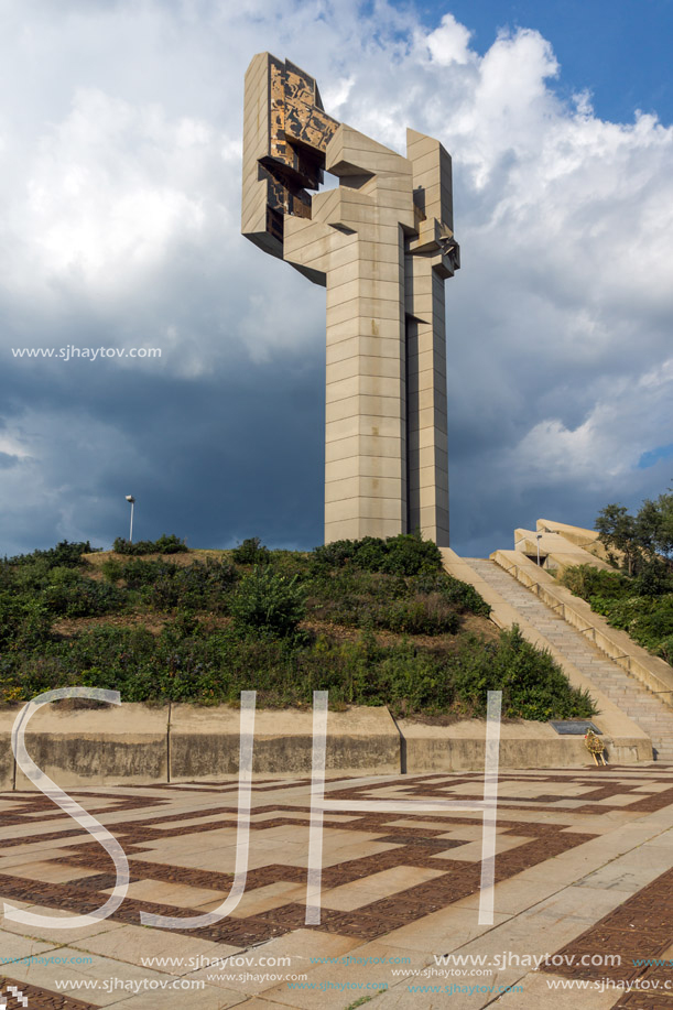 STARA ZAGORA, BULGARIA - AUGUST 5, 2018: Memorial complex The Defenders of Stara Zagora in city of Stara Zagora, Bulgaria