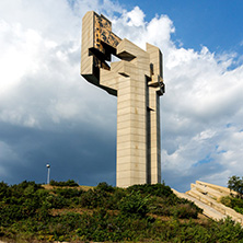 STARA ZAGORA, BULGARIA - AUGUST 5, 2018: Memorial complex The Defenders of Stara Zagora in city of Stara Zagora, Bulgaria