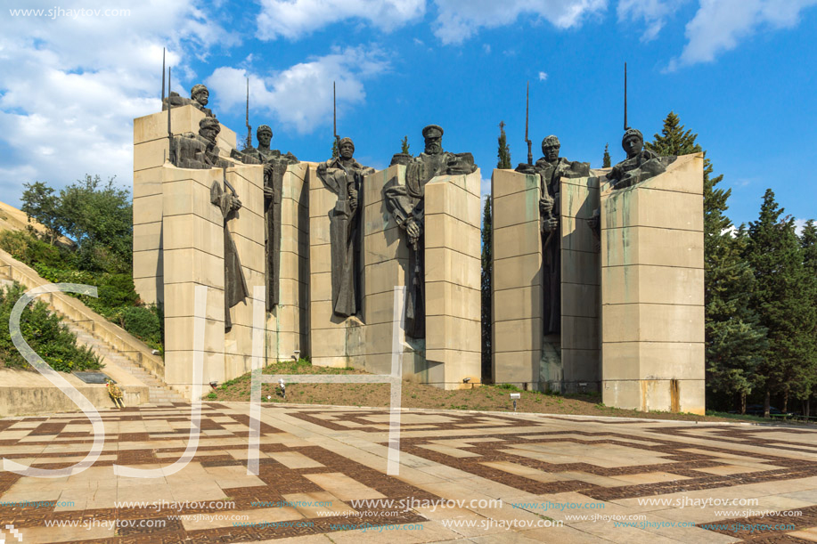 STARA ZAGORA, BULGARIA - AUGUST 5, 2018: Memorial complex The Defenders of Stara Zagora in city of Stara Zagora, Bulgaria