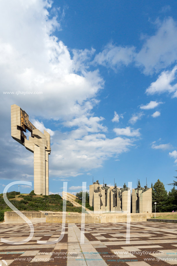 STARA ZAGORA, BULGARIA - AUGUST 5, 2018: Memorial complex The Defenders of Stara Zagora in city of Stara Zagora, Bulgaria