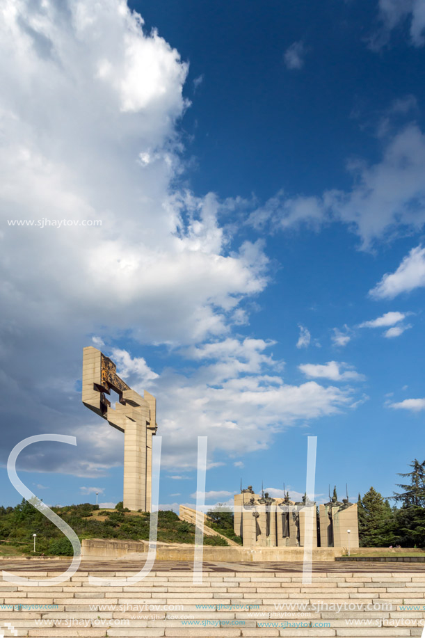 STARA ZAGORA, BULGARIA - AUGUST 5, 2018: Memorial complex The Defenders of Stara Zagora in city of Stara Zagora, Bulgaria