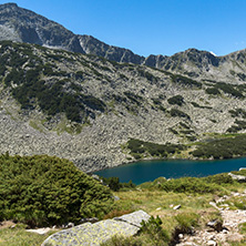 Amazing Landscape of Dalgoto (The Long ) lake, Pirin Mountain, Bulgaria